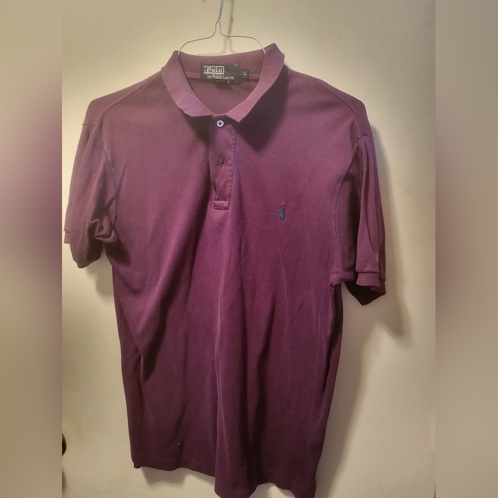 Polo Short Sleeve Shirt Size L